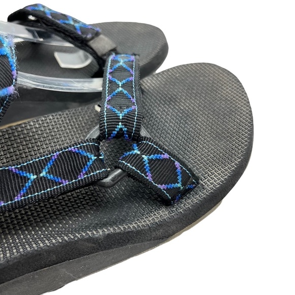 TEVA Ankle Strap Hiking Camping Fishing Sandals Black Purple Blue Men's Dad  11 - Picture 4 of 16